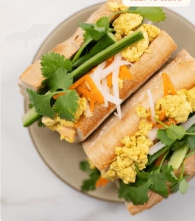 Banh Mi Scrambled Eggs.