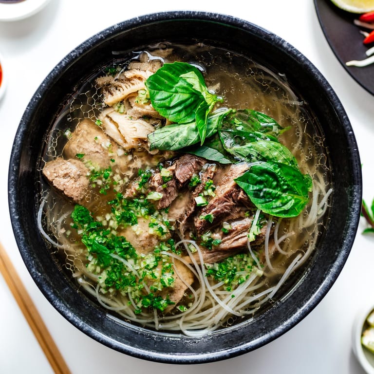 Delicious Pho Noodles Await
