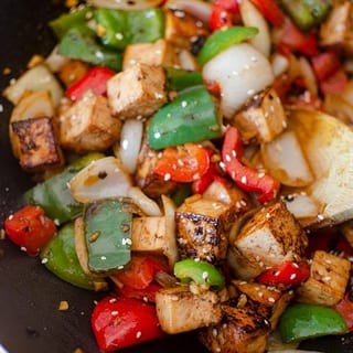 Saute Lemongrass Tofu Vermicelli